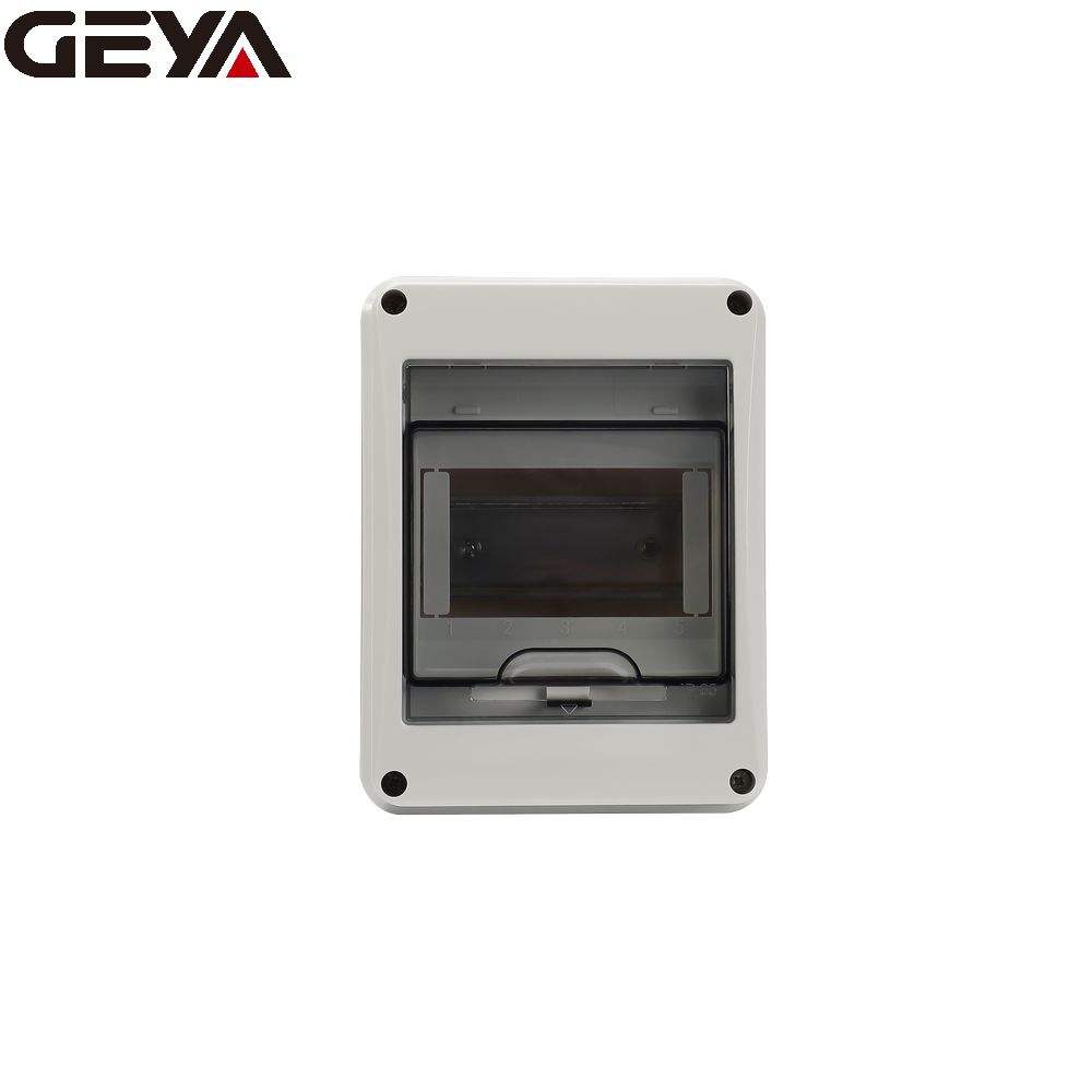 GEYA HT AC DC Wall Surface Mounted IP65 5-24 WAY Electrical Circuit Breaker Light Power Distribution Box Customized