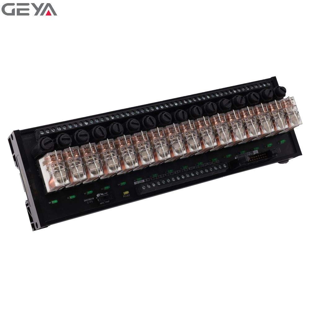GEYA FY-NGG2R-12C+Fuse Modular PLC Din Rail Type 12 Channel Relay Module with Fuse Protection