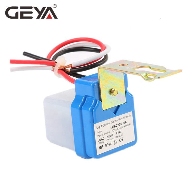 GEYA AS Automatic on Off Photocell Street Light Switch AC 110V 220V 50-60Hz 3A 6A 10A Photo Control Photoswitch Sensor Switch