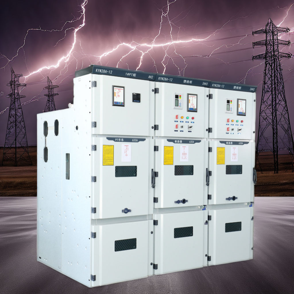 KYN28-12 12kV Medium High Voltage Switchgear, 630A, Armored Movable Enclosed, Indoor Industrial, 36kV Steel